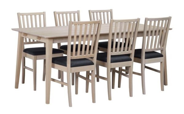 Filippa matbord + 6st Filippa stol